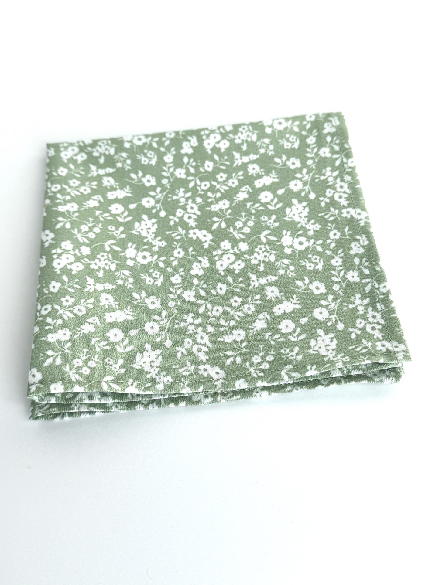 Sage green floral necktie, greenery bow tie for men and boys, pocket square, rustic wedding attire, groom long tie, groomsmen skinny tie