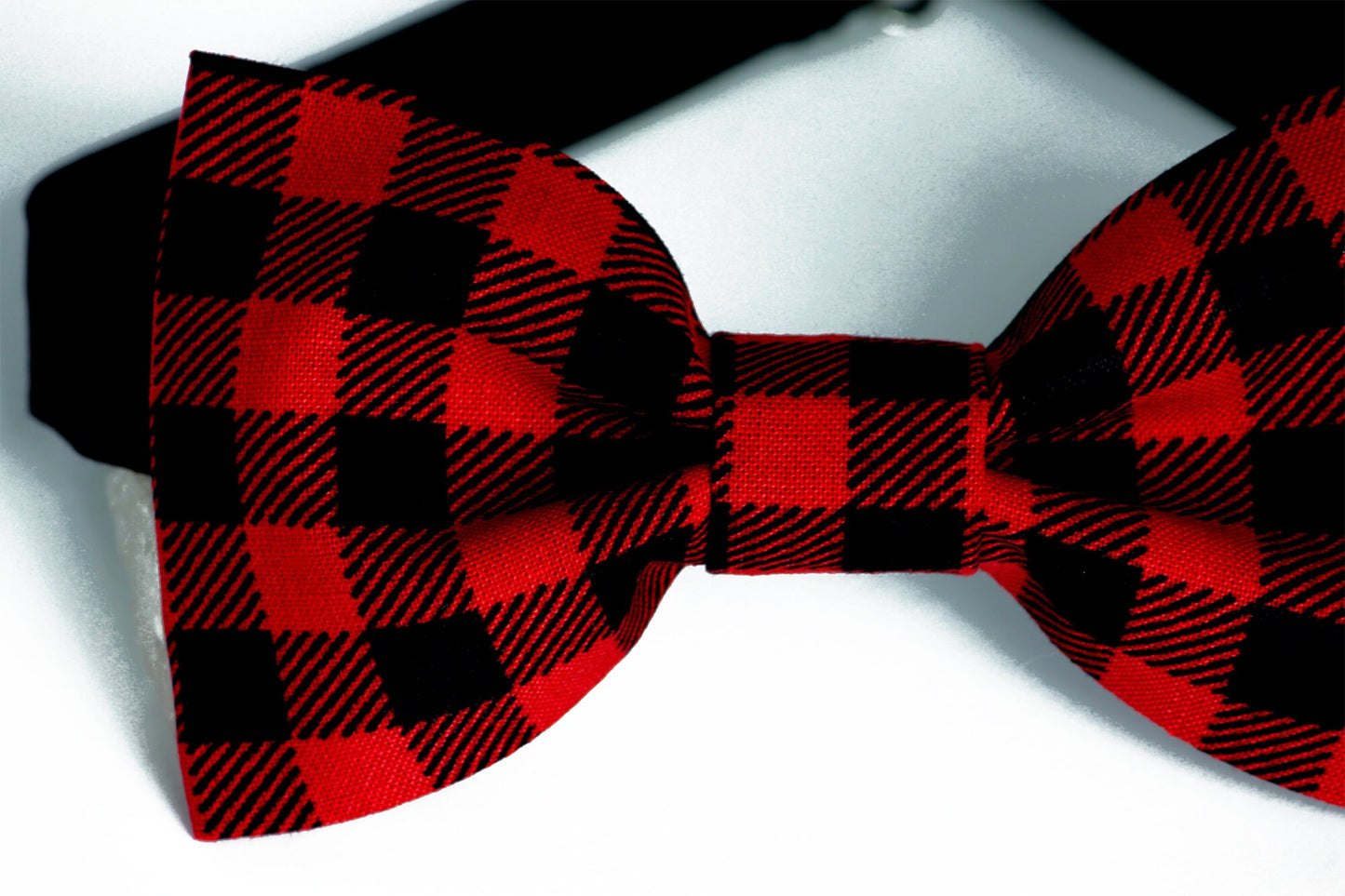 Buffalo plaid bow tie, black and red plaid bow tie, boys, kids bowtie, mens bow tie, black suspenders, Christmas bow tie, red buffalo check