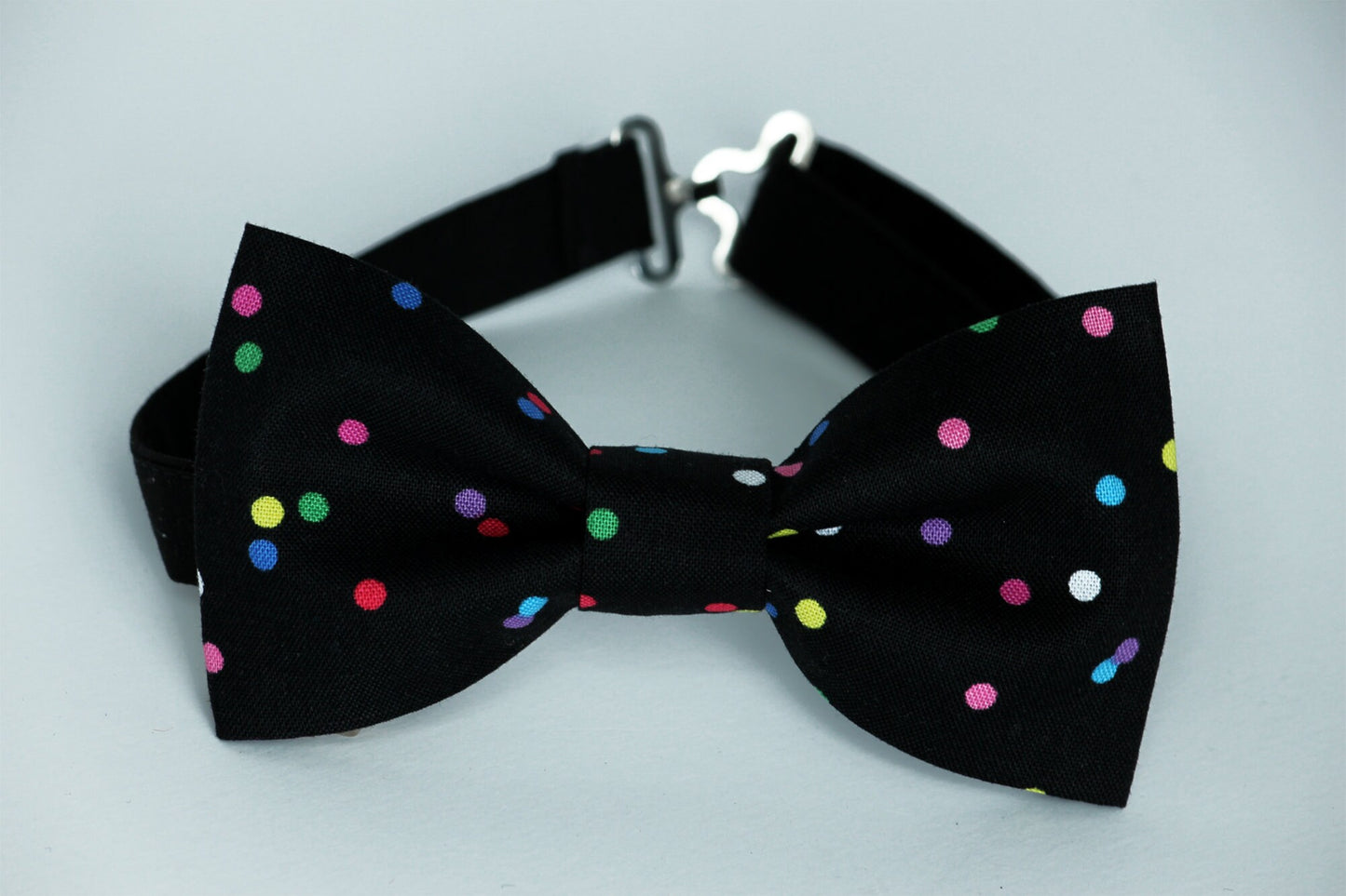 Black bow tie, confetti dots bow tie, party bow tie, kids, boys bow tie, birthday party, confetti bow tie, mens bow tie, cake smash outfit