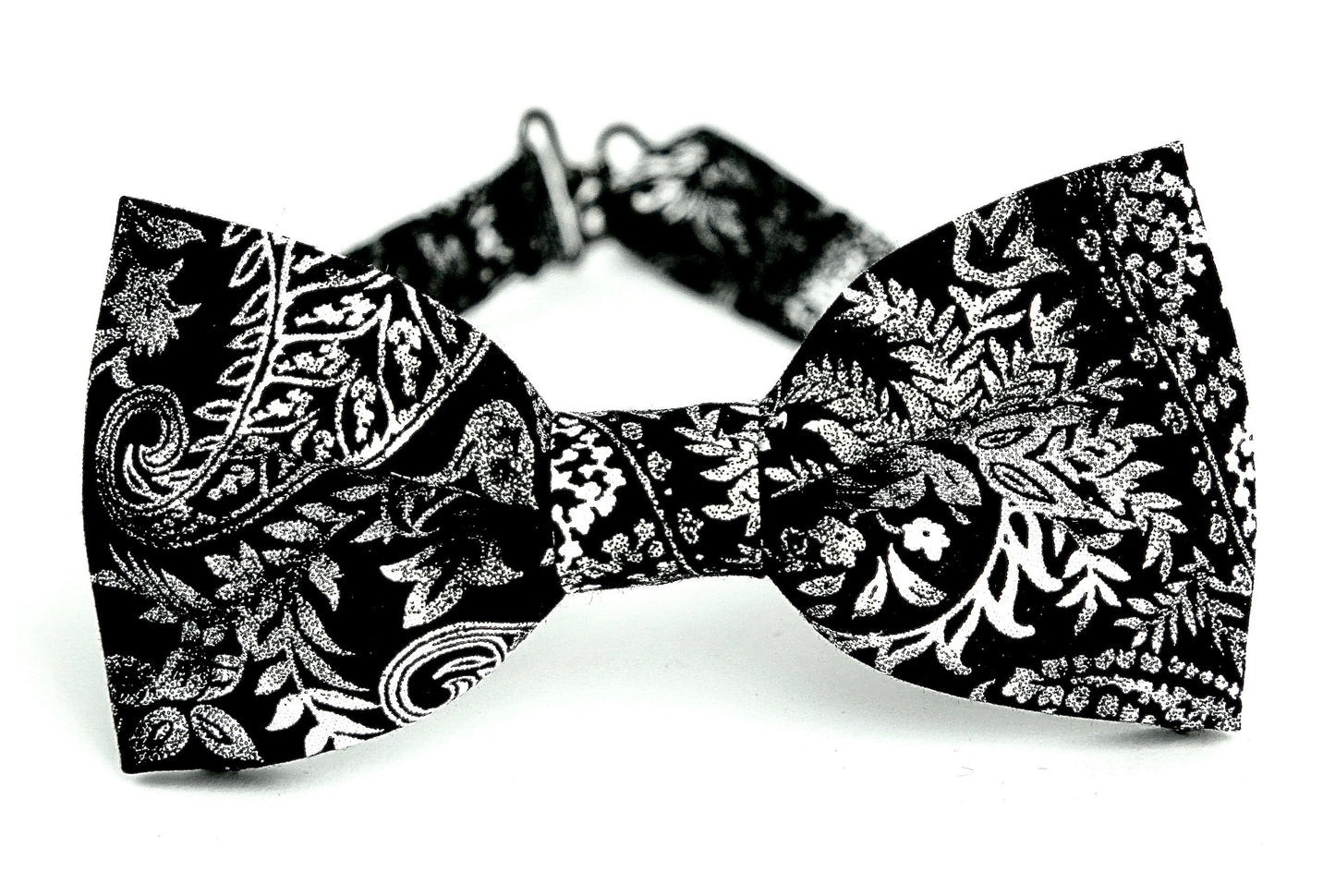Black and white paisley bow tie, mens bowties, boys kids bow tie, pocket square, wedding bow tie, groomsmen bow tie, ringboy tie,formal tie