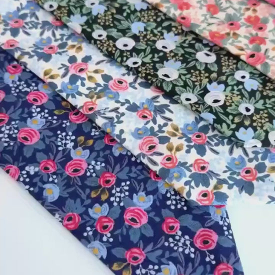 Rifle Paper Co Floral Necktie for Men, Wildwood Garden Wedding Tie, Handmade Cotton Necktie, Groomsmen Gift, Botanical Tie
