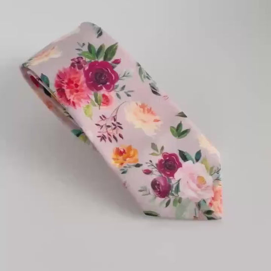 Floral neck tie, Wedding ties, floral skinny tie for men, ties for groomsmen, men’s floral necktie, pocket square, floral bow tie
