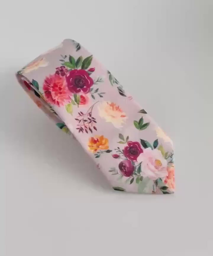 Floral neck tie, Wedding ties, floral skinny tie for men, ties for groomsmen, men’s floral necktie, pocket square, floral bow tie