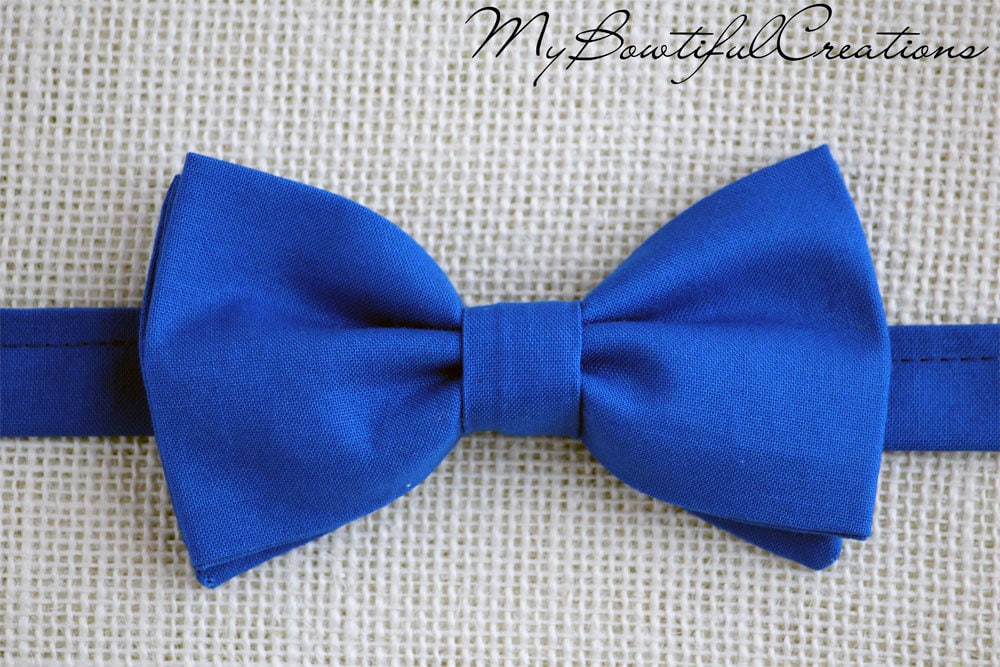 Royal blue bow tie, bow tie for men, boys bow ties, wedding bowtie, groom boy tie, blue bowtie, boy bow tie