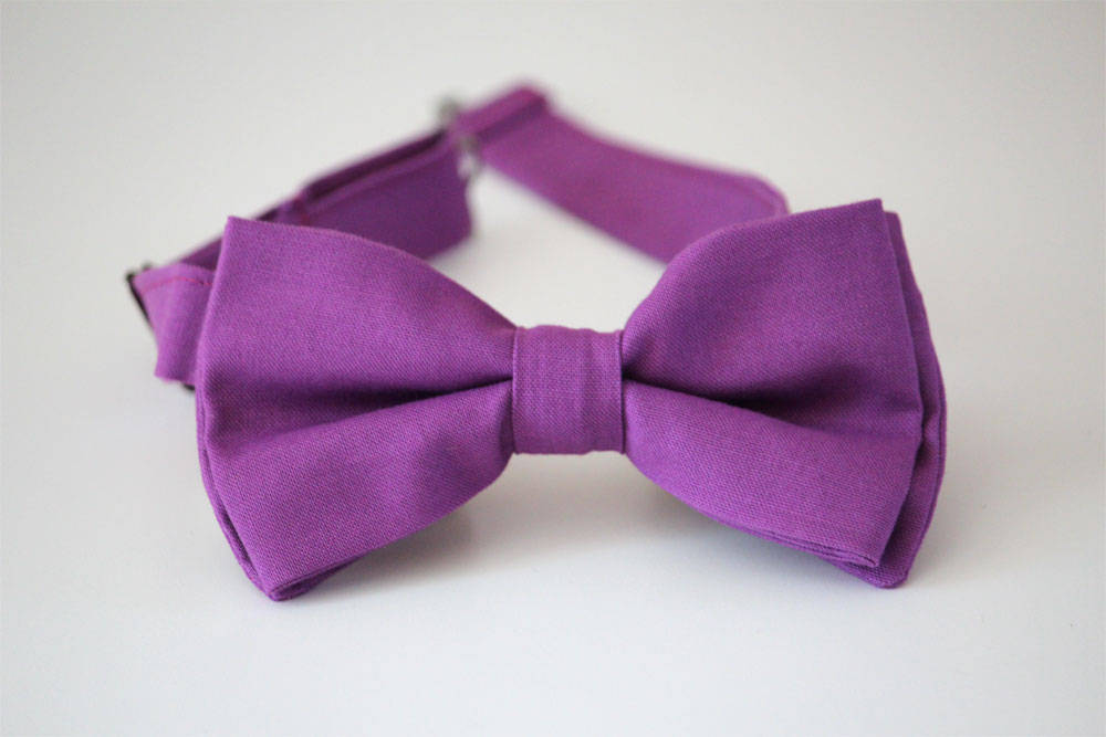 Purple bow tie, mens purple bowtie, boys purple bow tie, wedding bow tie, groomsmen bow tie, ring bearer bow tie, father and son bowties