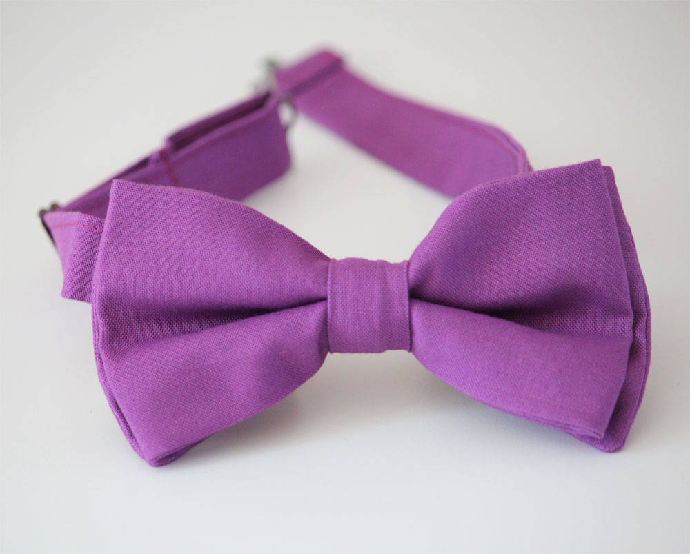 Purple bow tie, mens purple bowtie, boys purple bow tie, wedding bow tie, groomsmen bow tie, ring bearer bow tie, father and son bowties