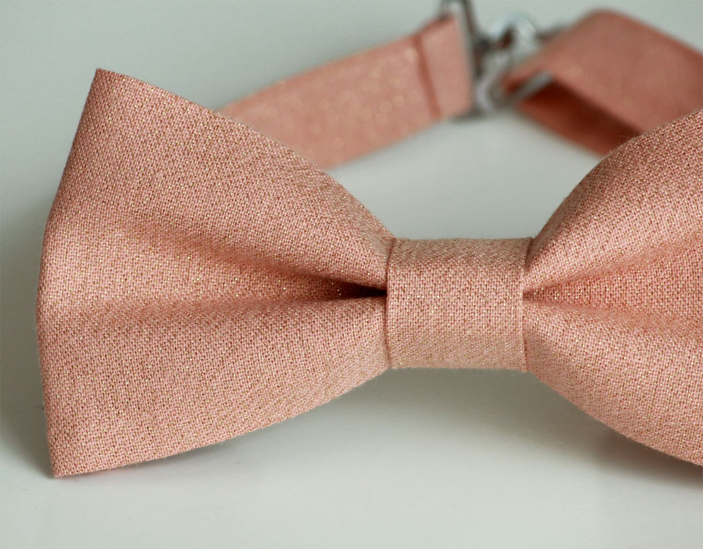 Rose gold bow tie, wedding bowties, mens bow tie,grooms bow tie, ringboy bowtie, ring bearer, metallic rose gold, peachy pink bow tie,