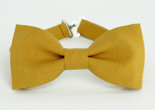 Mustard linen bow tie, fall pictures, mens bow tie, kids, boys bow tie, yellow linen bow tie, mustard yelow bowtie, rustic, ring boy bow tie