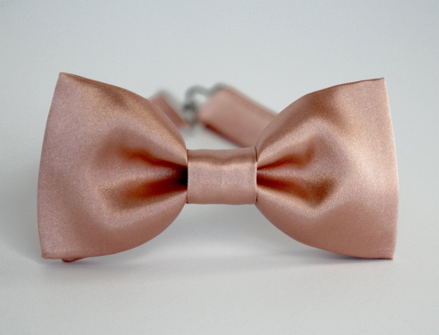 Rose gold satin bow tie, mens bow tie, wedding bow tie, grooms, groomsmen bow tie, ring bearer bow tie, ringboy bowtie, boys bow tie