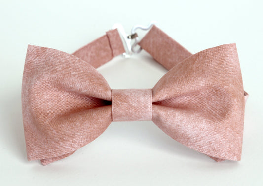 Mauve rose textured bow tie, dusty mauve rose bow tie, wedding bow tie, mens, groomsmen bow tie, ring boy, ring bearer bow tie, pink bow tie