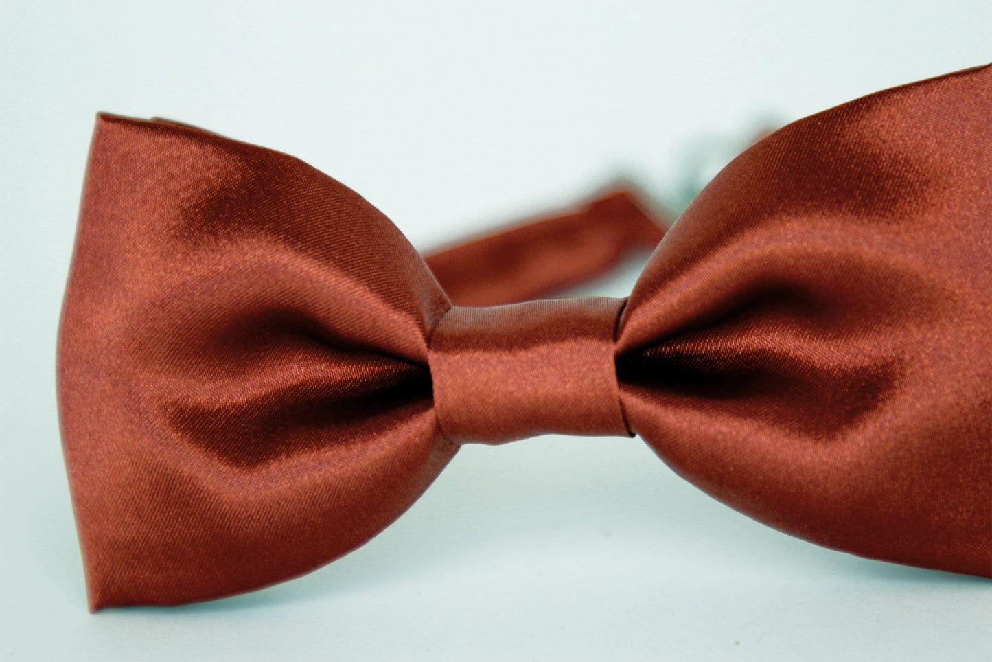 Cinnamon satin bow tie, mens wedding bow tie, copper bowtie, groom groomsmen bow tie, boys kids spice bow tie