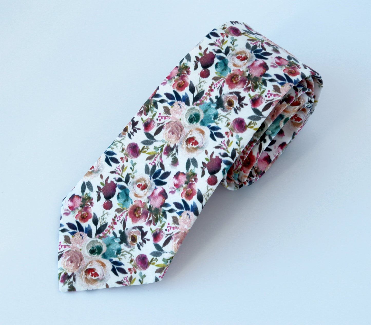 Chianti floral bow tie necktie pocket square, autumn floral necktie, indigo dusk floral bow tie for men boys grooms groomsmen